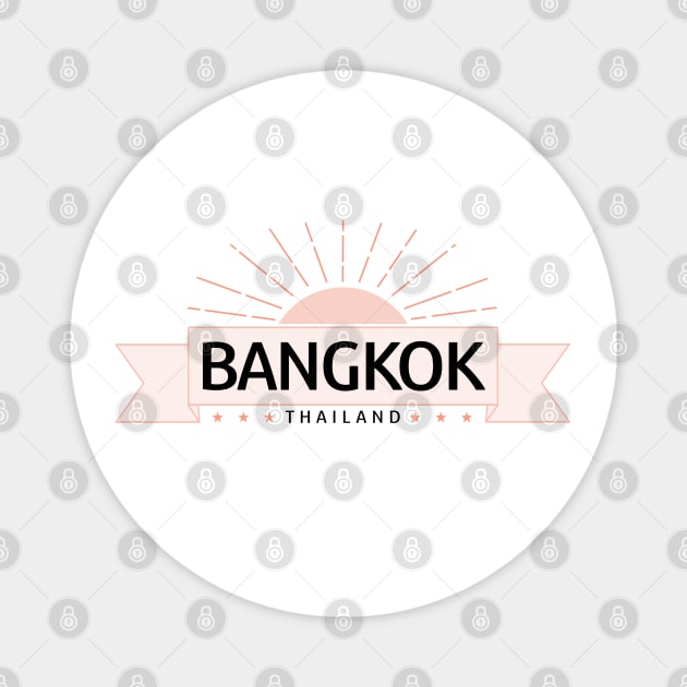 Bangkok, Thailand | Thai Capital | Asian City | Asean Member Country Magnet by ShopBuzz